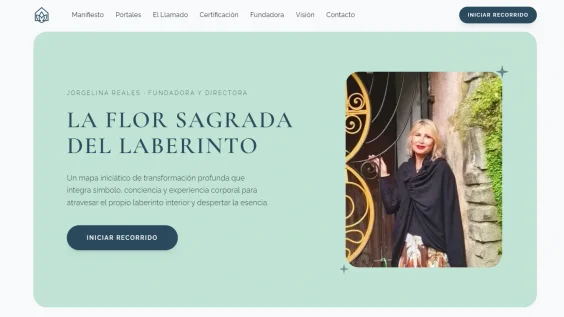 Captura de pantalla del proyecto Identidad Digital - Jorgelina Reales